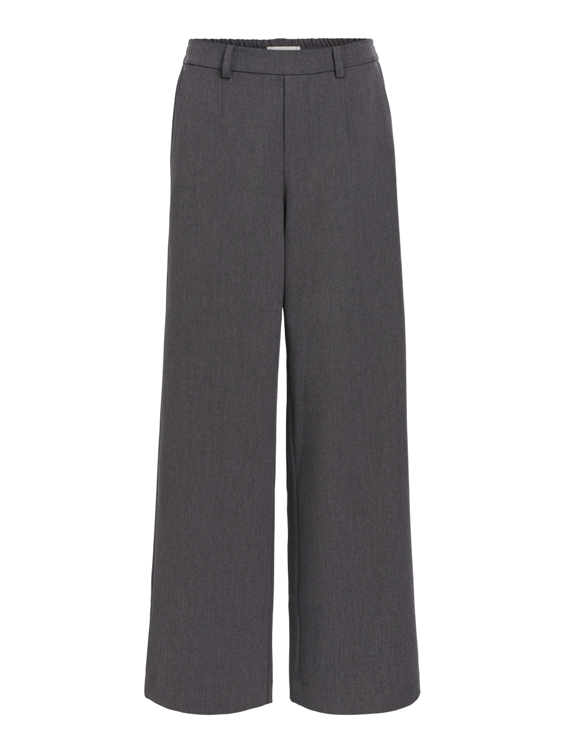 Lisa Wide Pant - Medium Grey Melange
