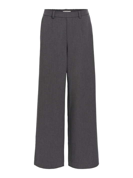 Lisa Wide Pant - Medium Grey Melange