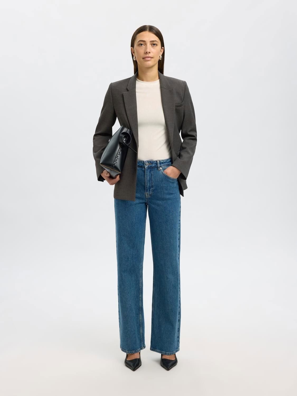 Slwrita Ls Classic Blazer Dgm Noos
