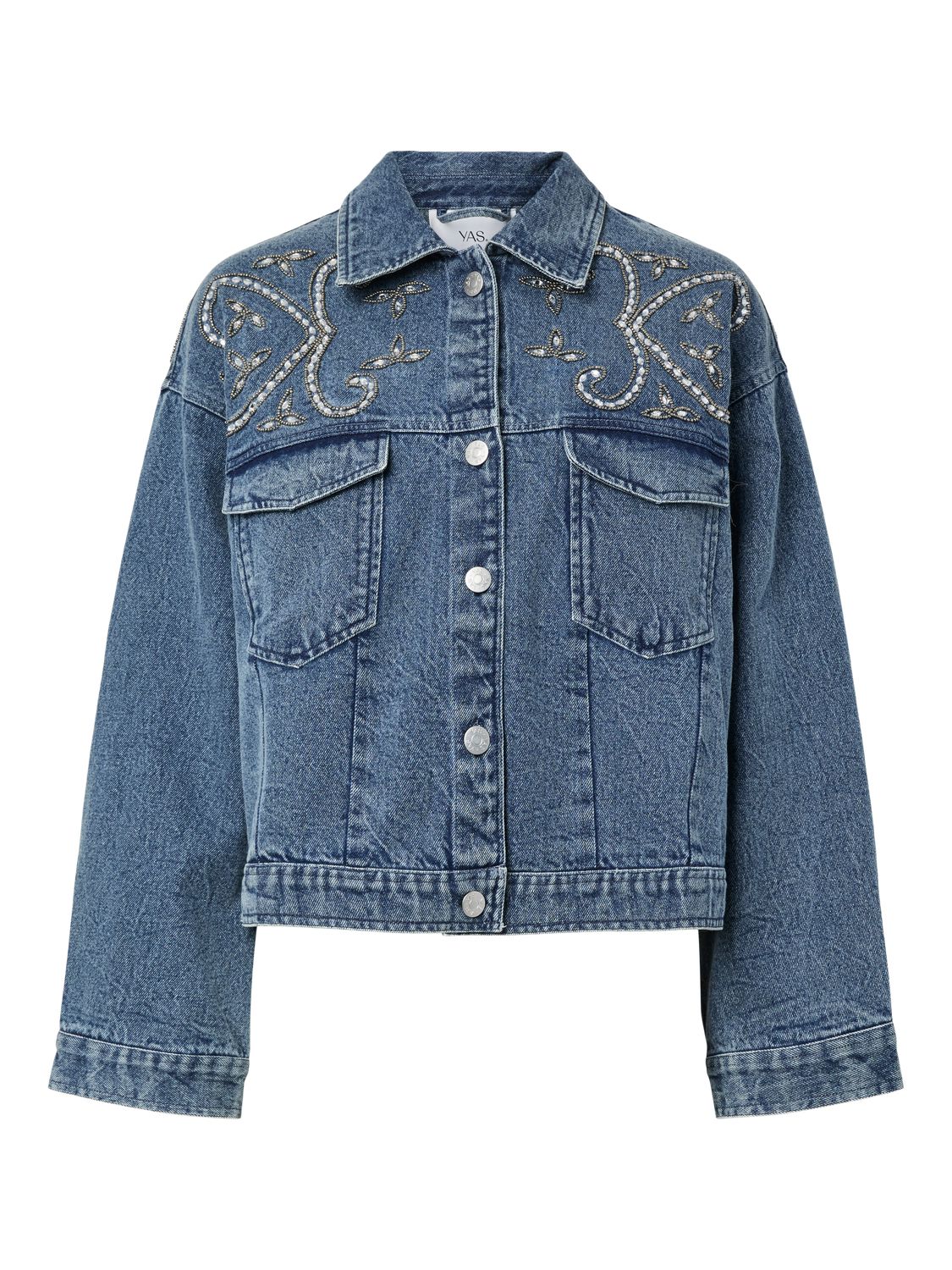Yasvision Ls Denim Emb Jacket - Fest