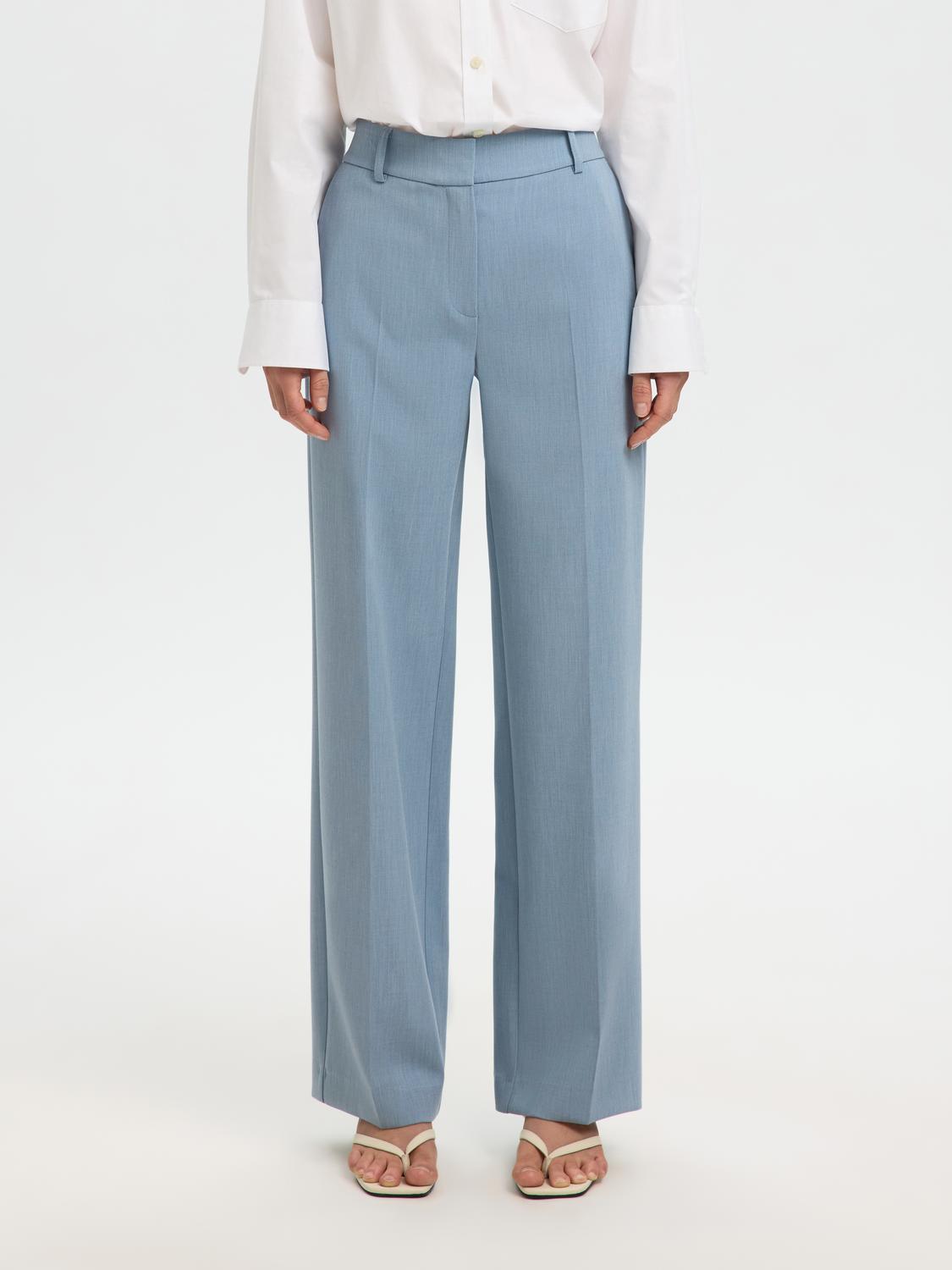 Slwrita Mw Wide Pant Mel Noos