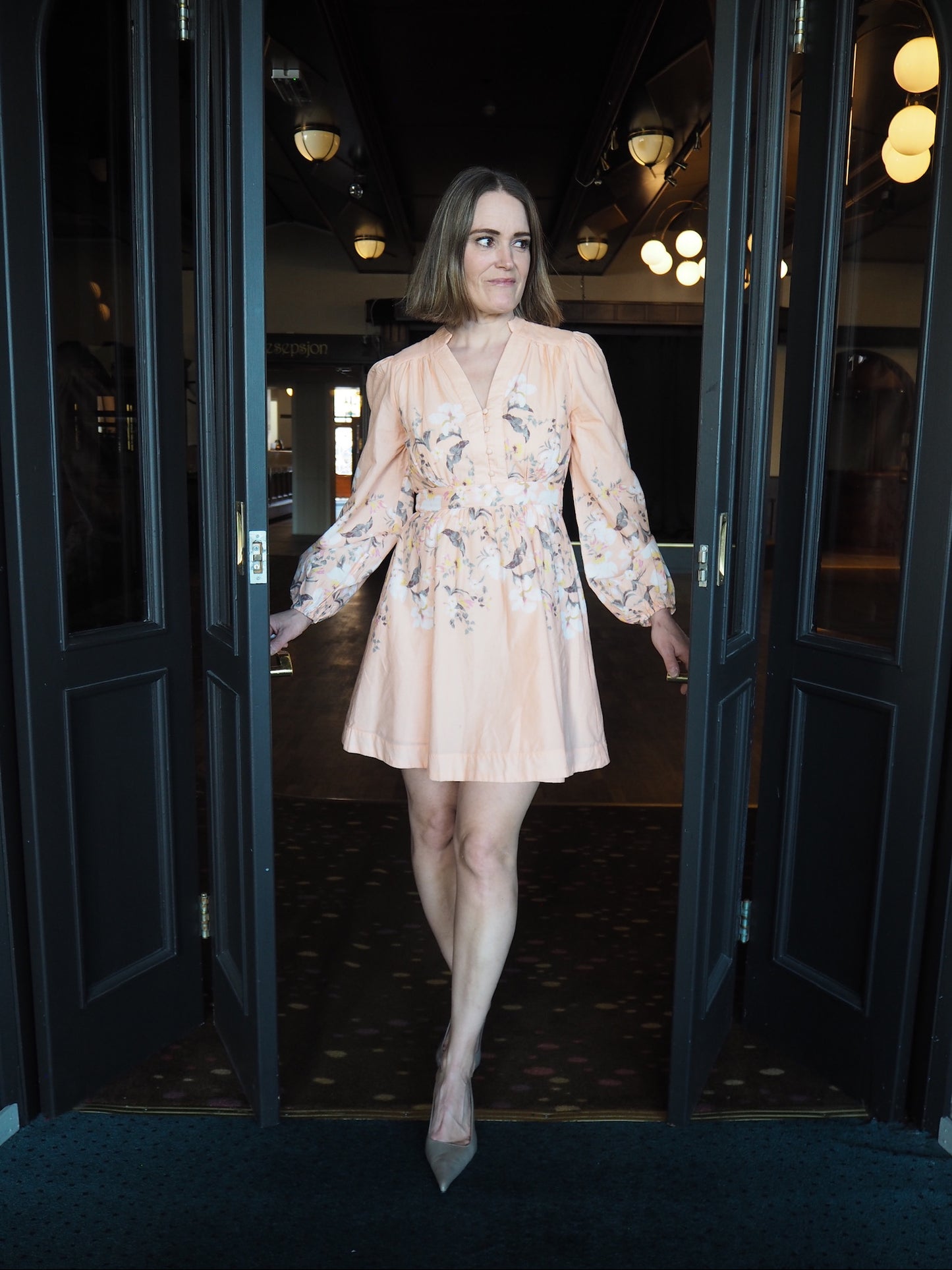 Vizanila Gil L/s Short Dress/dc/ln/1