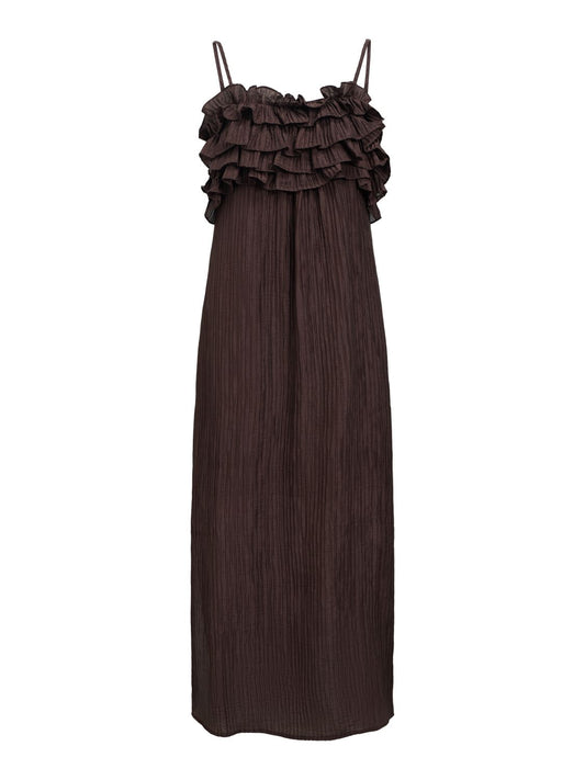 Objlyne S/l Re Long Dress 144