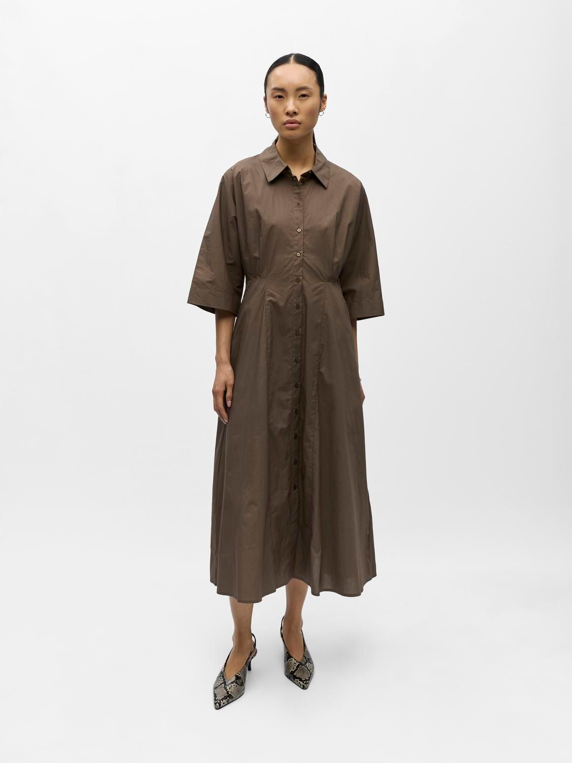 Objelly Hope 3/4 Re Midi Dress 144