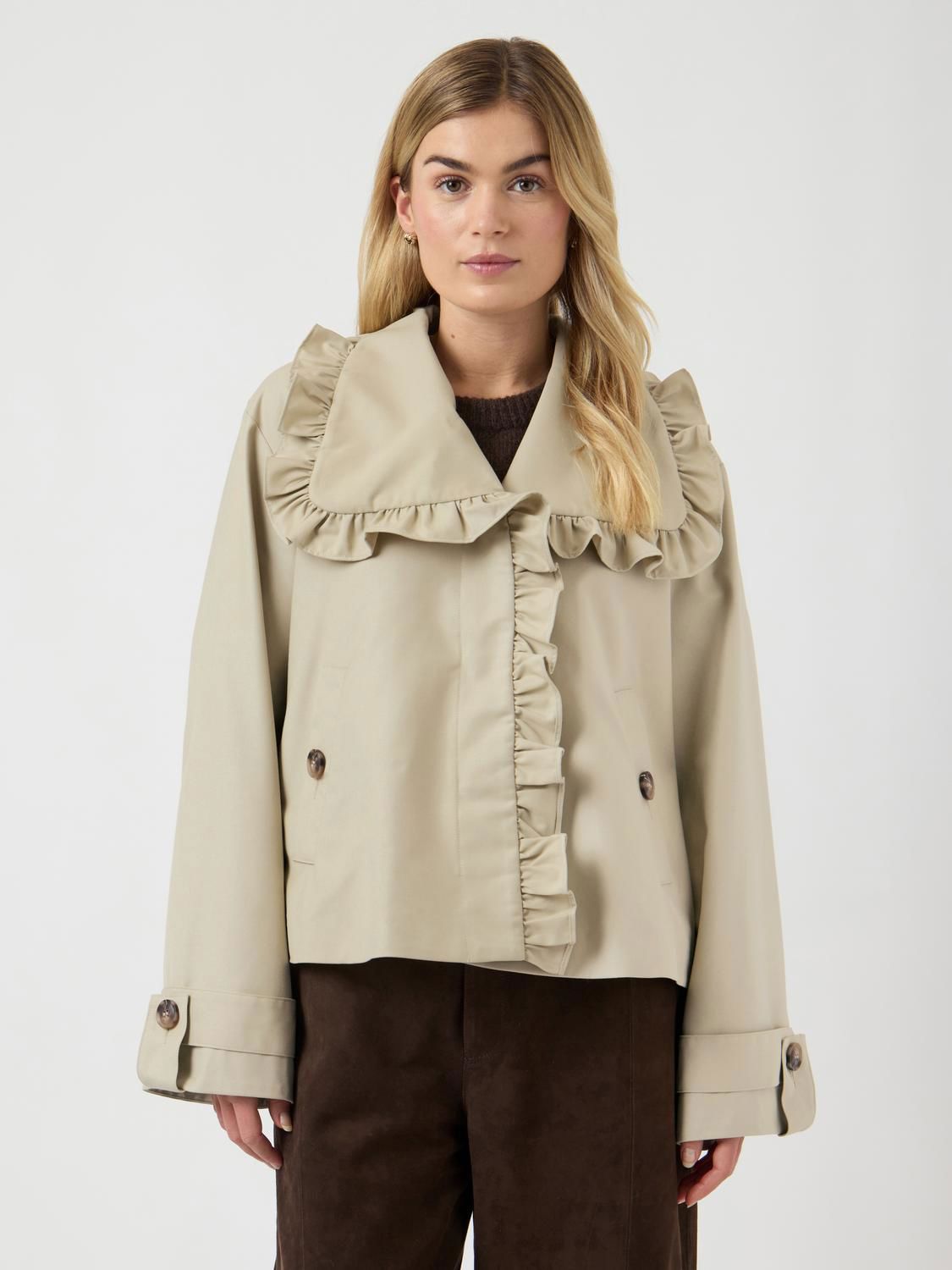 Yaselsana Ls Short Trenchcoat Noos