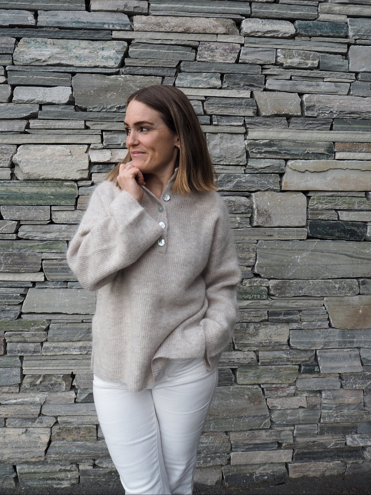 Enea Sweater Soft Beige