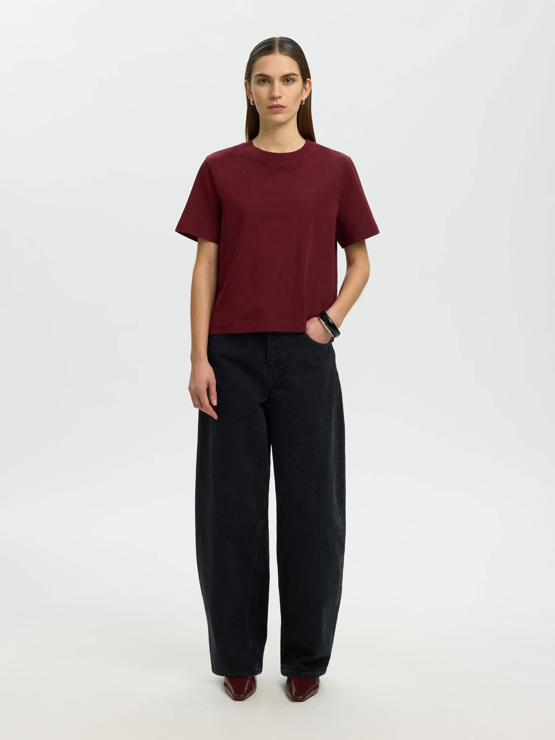 Slwessential Ss Boxy Tee Noos