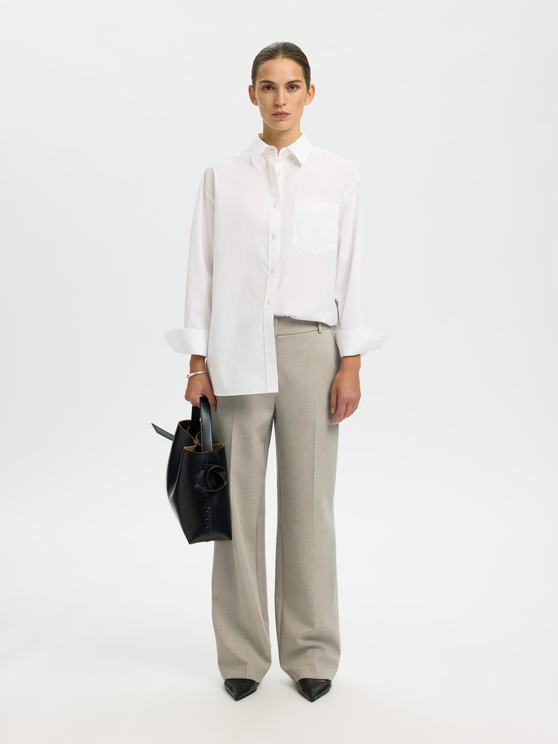 Slwrita Mw Wide Pant Mel Noos
