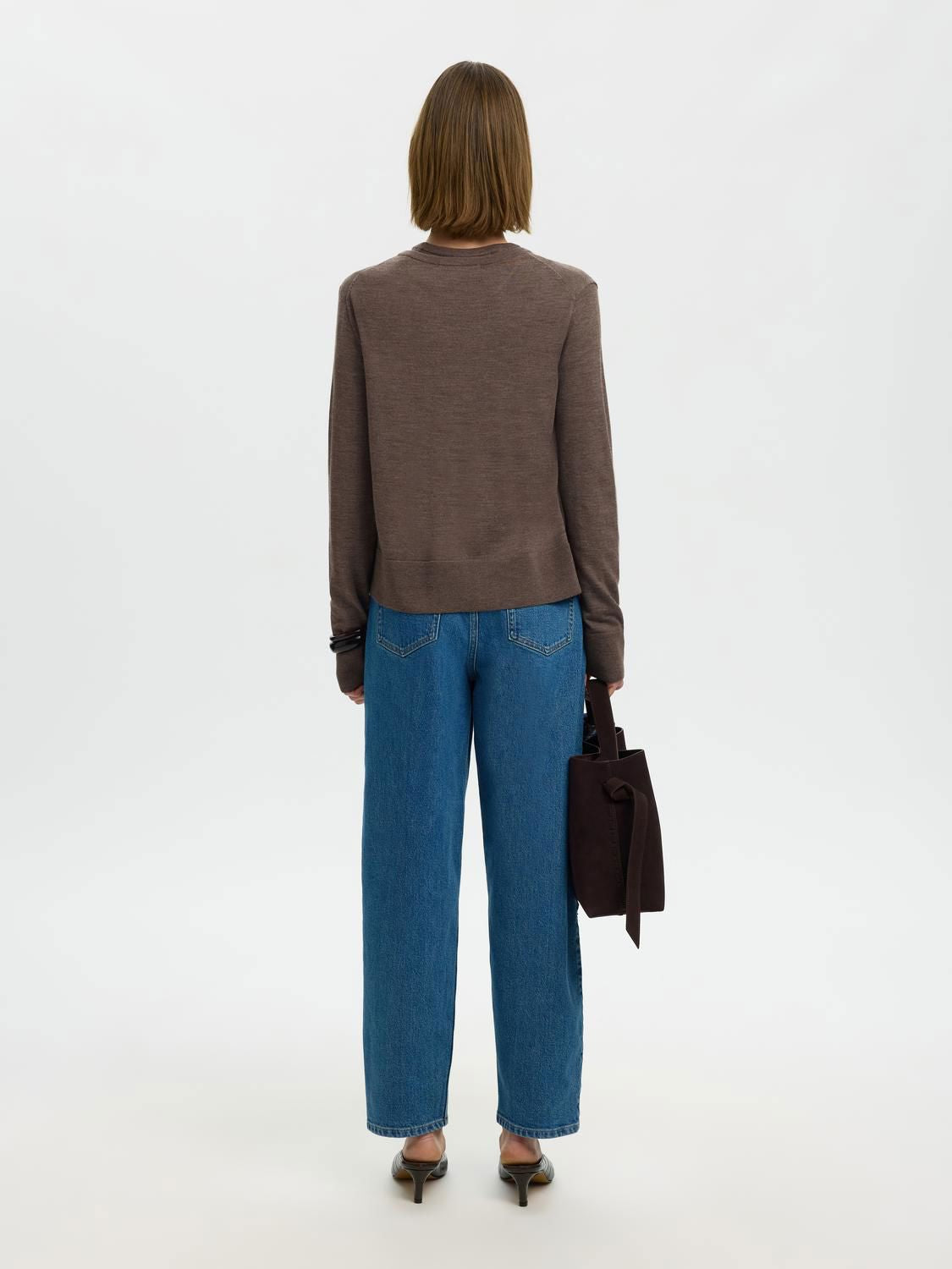 Slwthea Ls Knit Merino Cardigan Noos