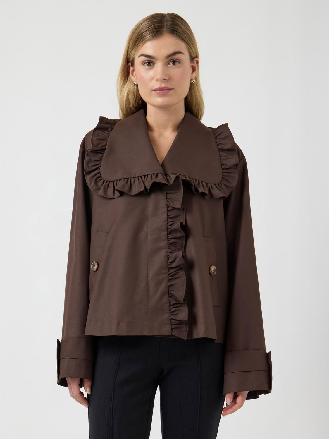 Yaselsana Ls Short Trenchcoat Noos