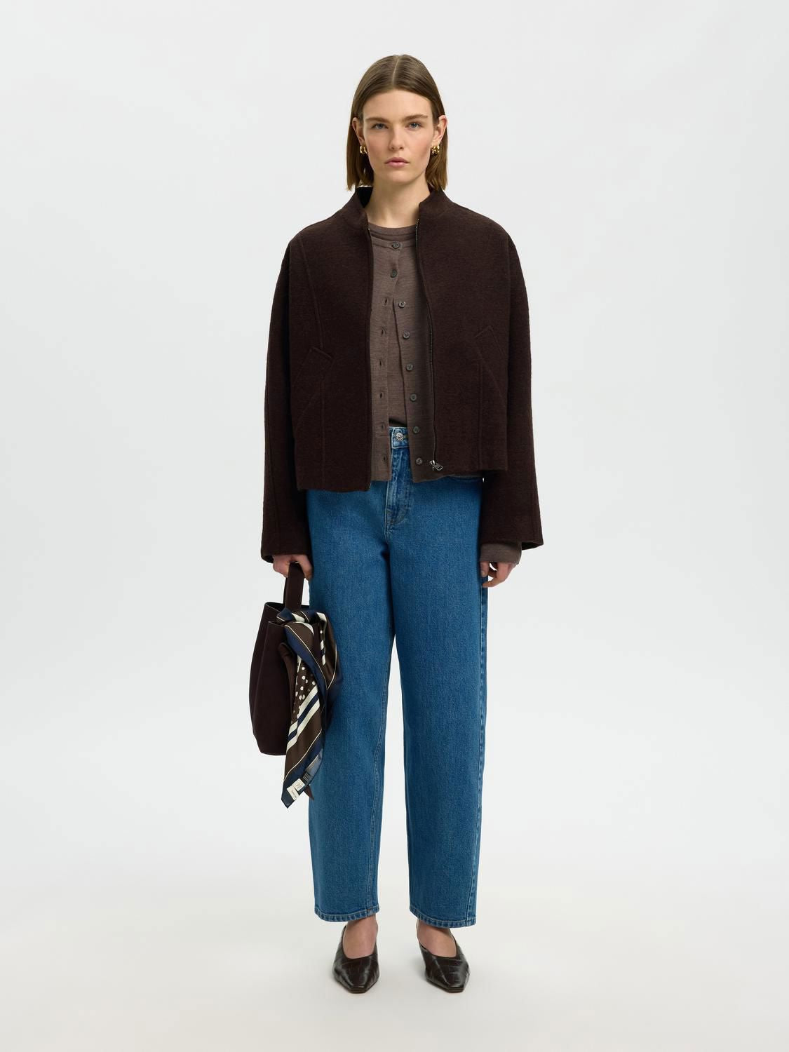 Slwthea Ls Knit Merino Cardigan Noos