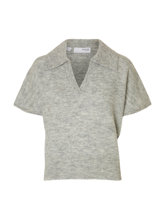 SLFLULU SS KNIT POLO