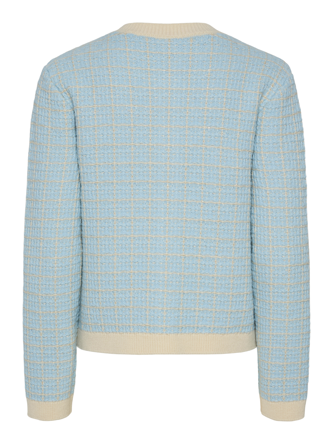 Livia LS Short Knit Cardigan - Clear sky