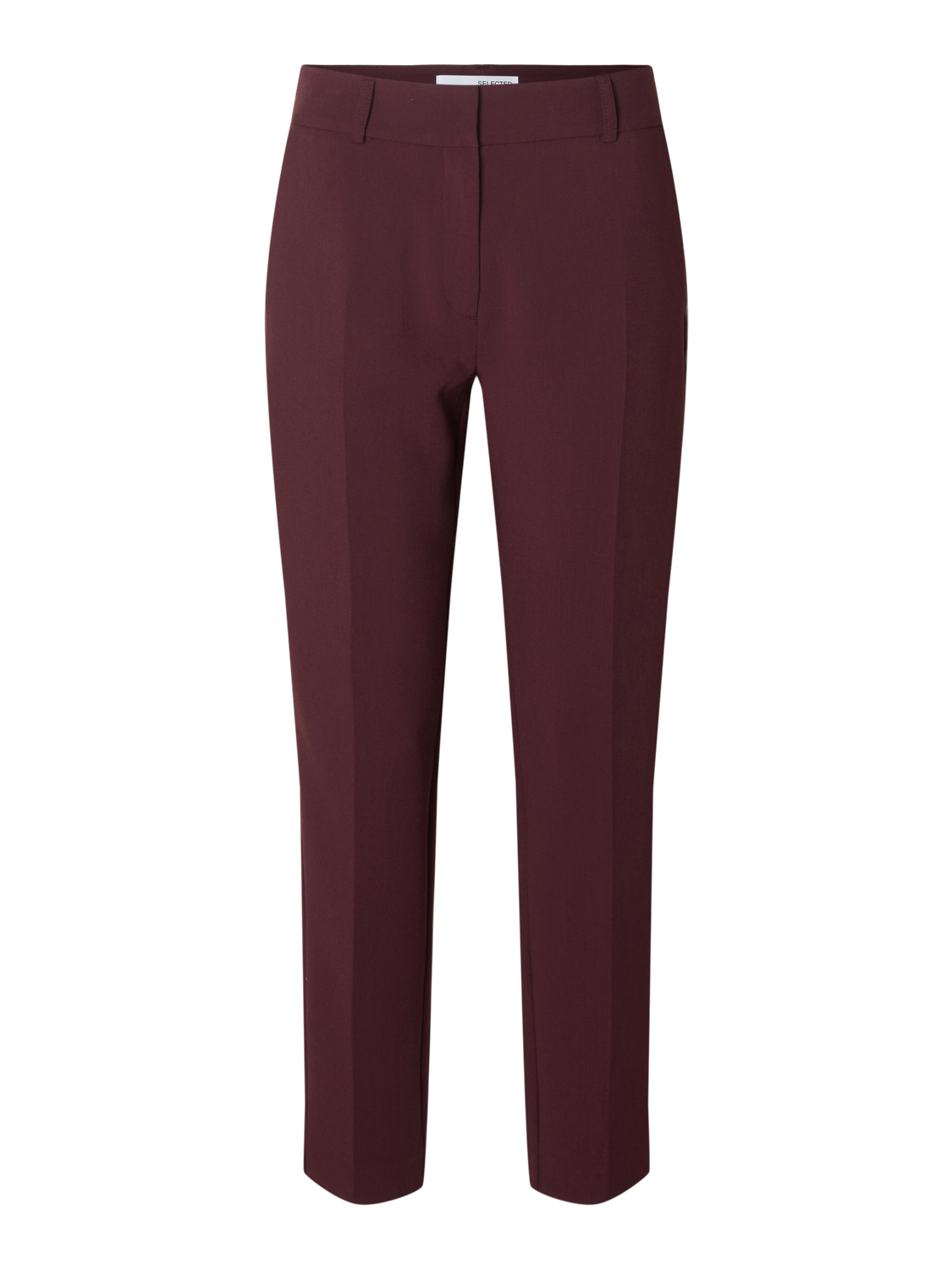 Slfrita-Ria Mw Cropped Pant Mel Noos