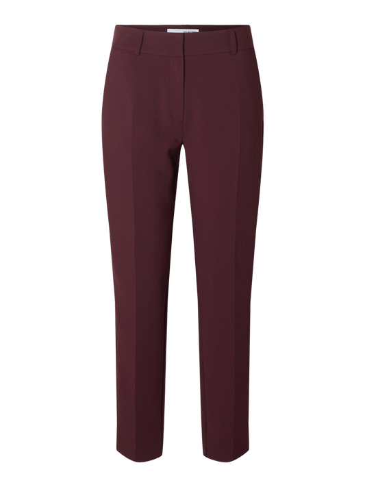 Slfrita-Ria Mw Cropped Pant Mel Noos