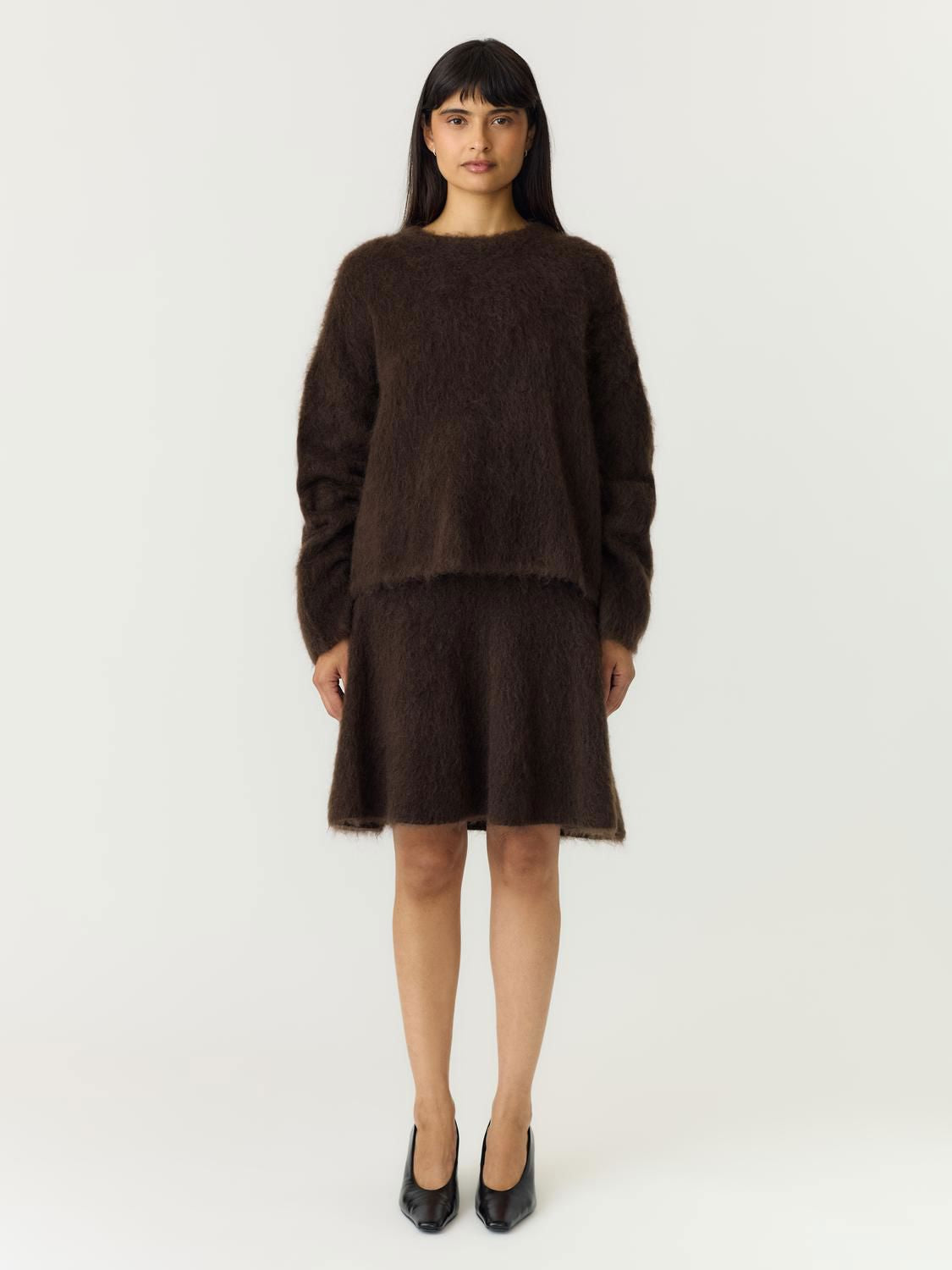 Yastilde Hw Mohair Blend Knit Skirt Noos