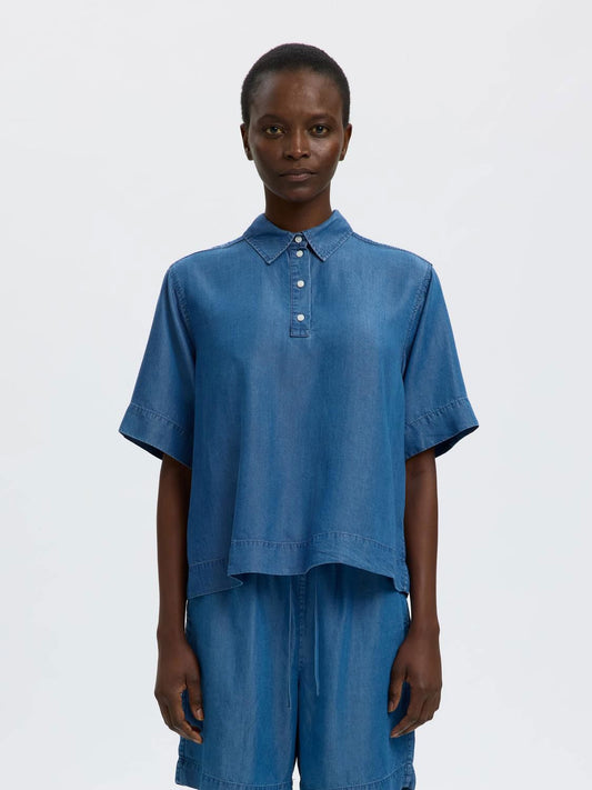 Slfjanna 2/4 Polo Shirt