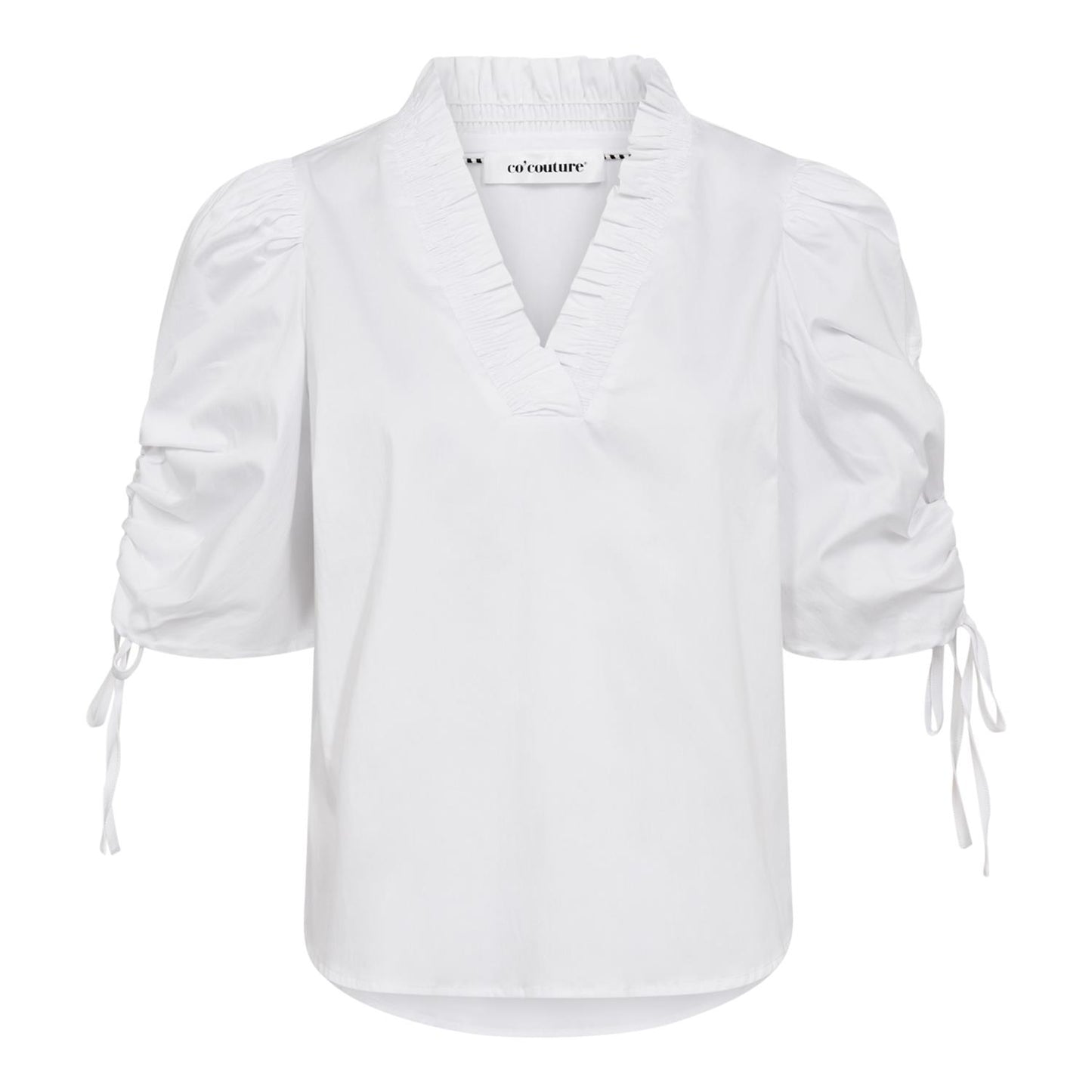 Sanna SS Puff V-Blouse