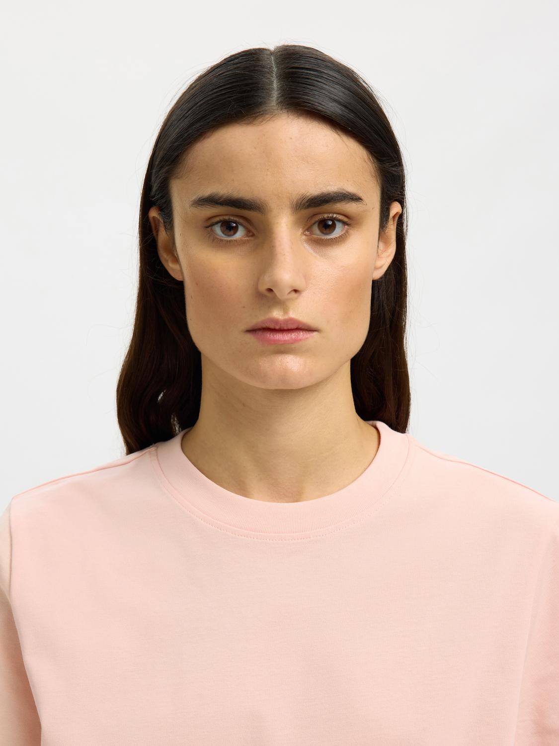 Slfessential Ss Boxy Tee Noos