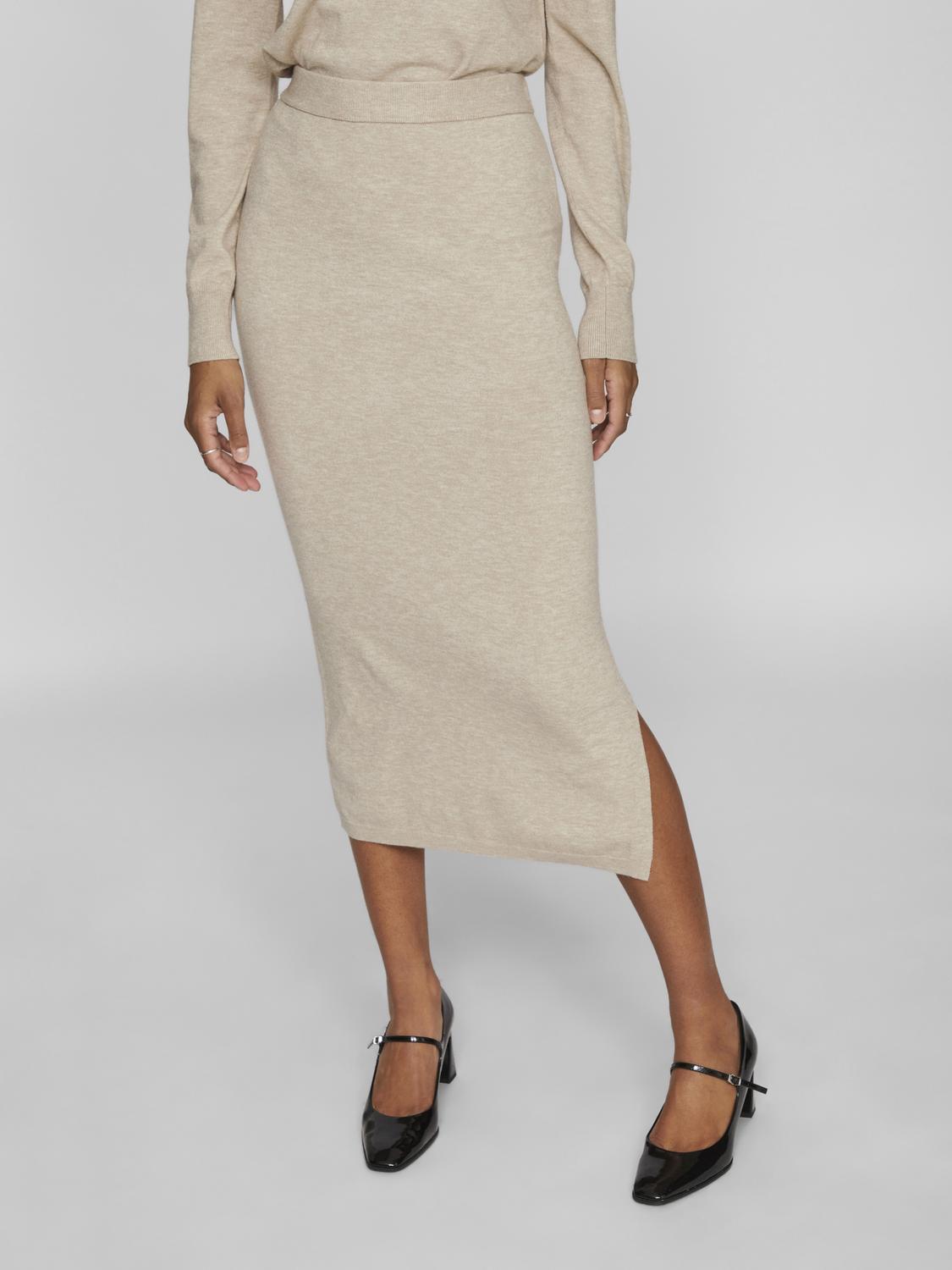 Vicomfy midi knit skirt