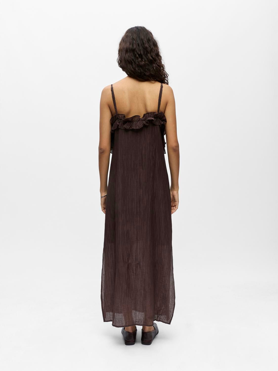 Objlyne S/l Re Long Dress 144