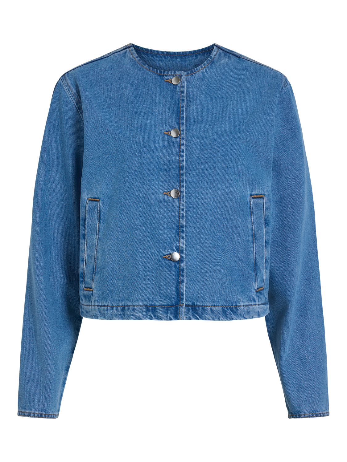 Reba Long Sleve O-neck denim jakke