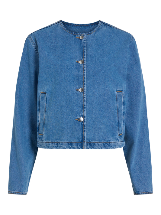 Reba Long Sleve O-neck denim jakke