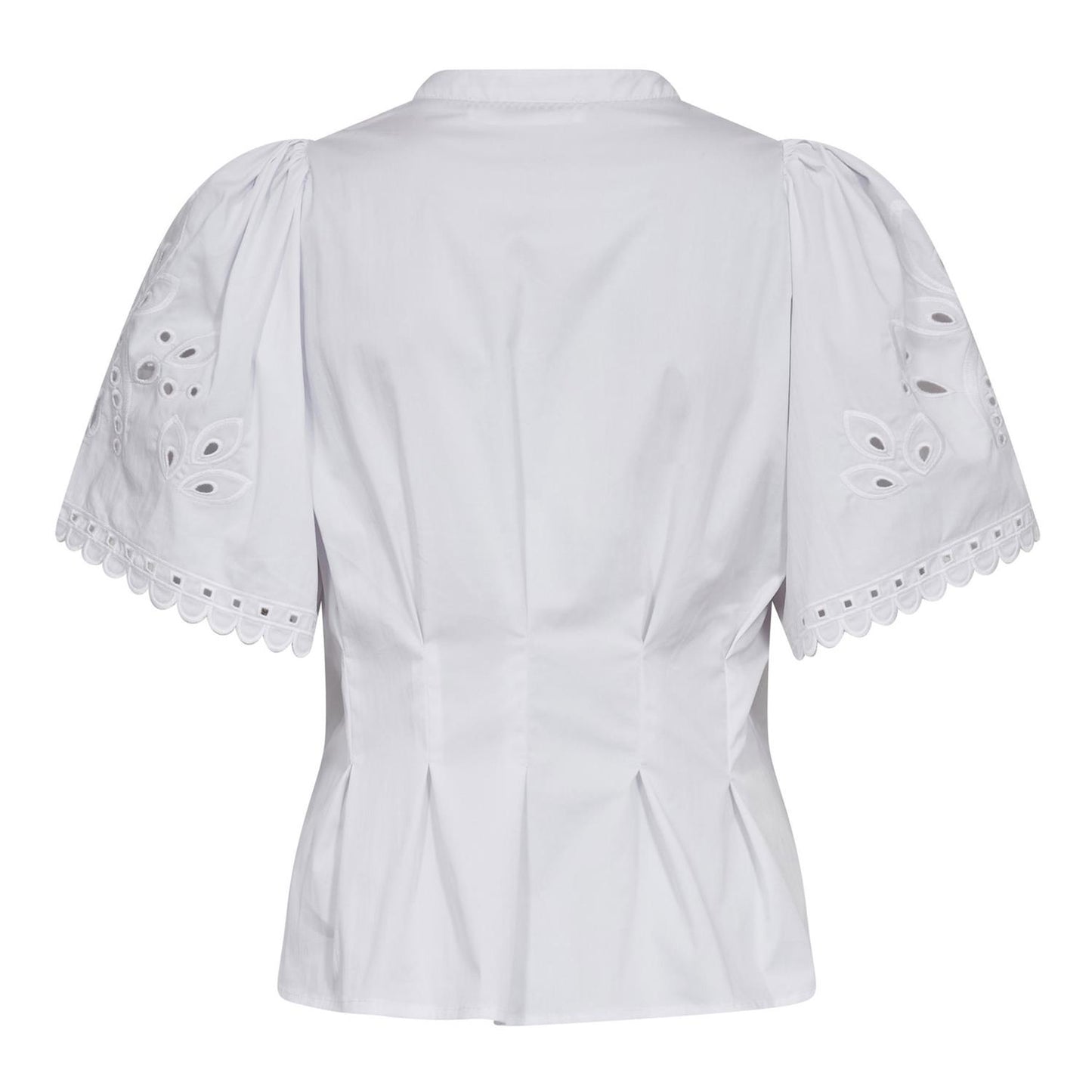 Poppycc Emb Ss V-Shirt