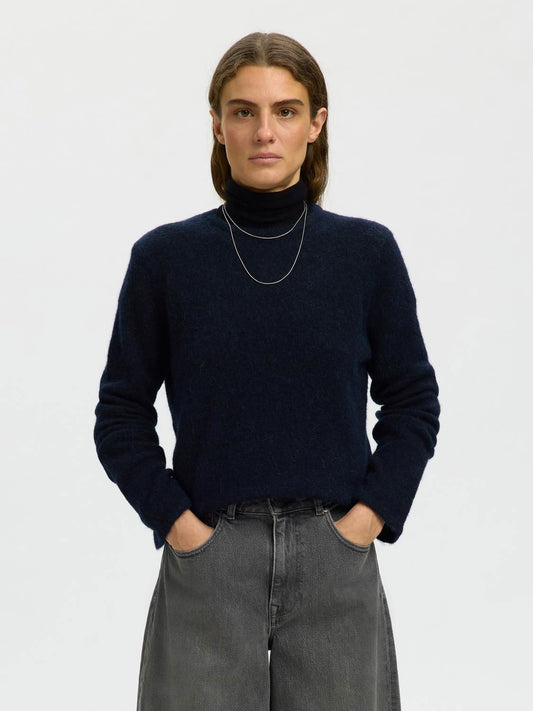 Slwlulu New Ls Knit O-Neck Noos
