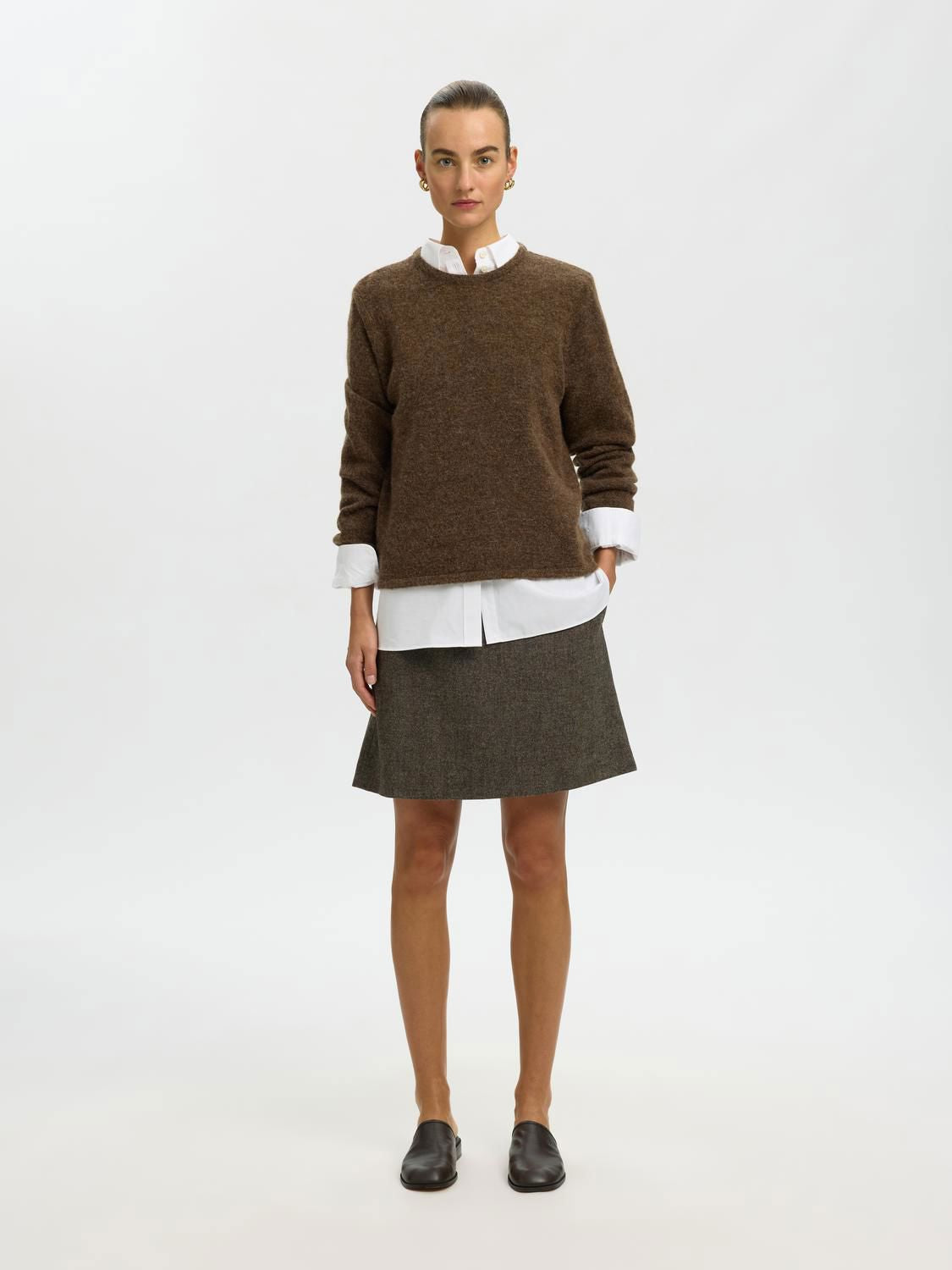 Slwlulu New Ls Knit O-Neck Noos