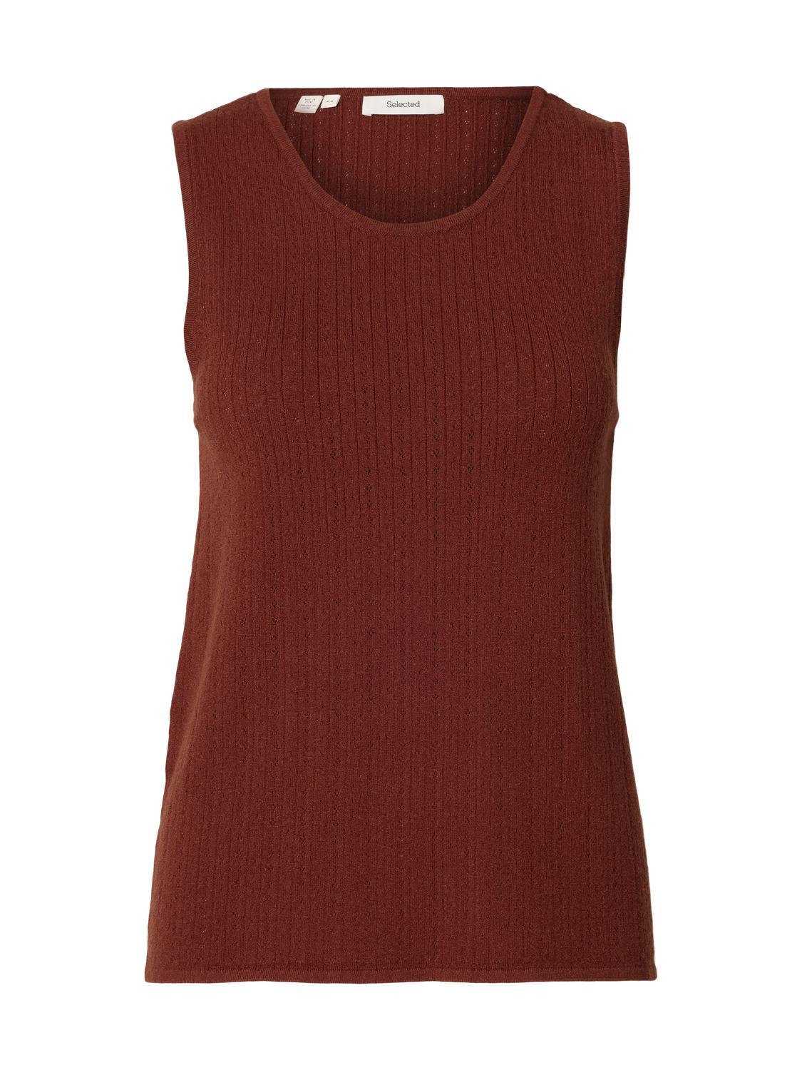 Slfhelle Pointel Sl Knit Top