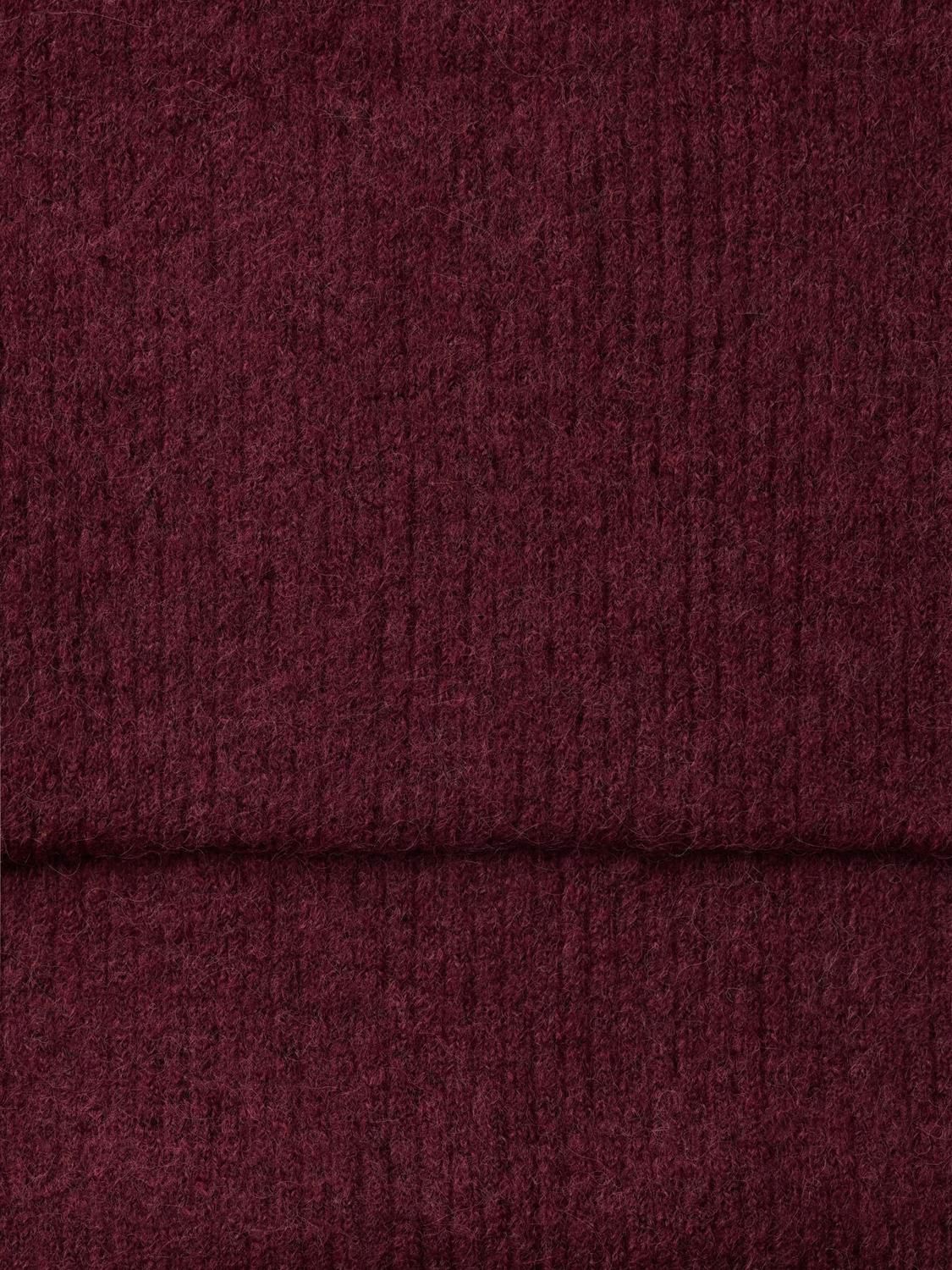 Slwlulu Wool Blend Narrow Knit Scarf