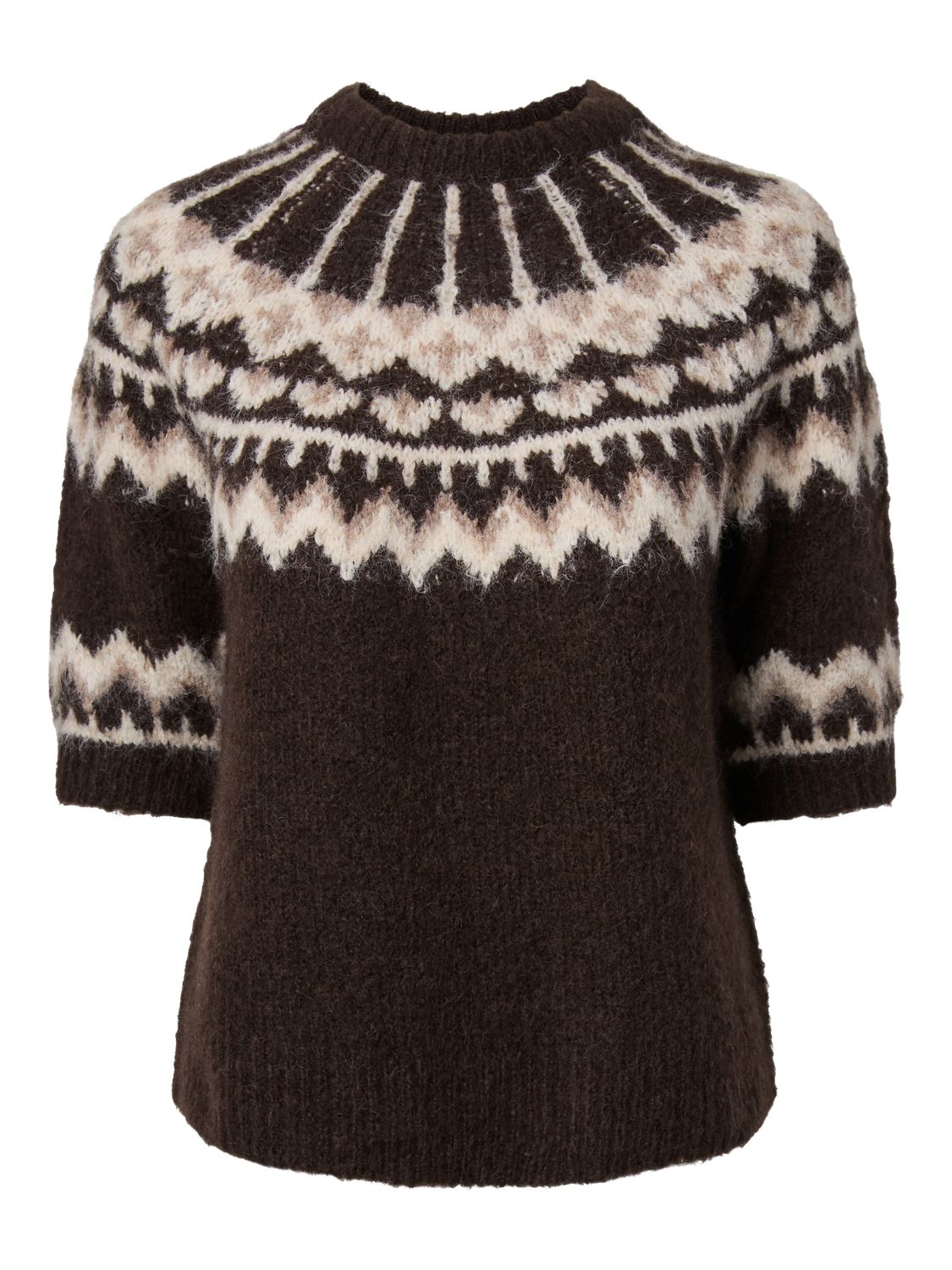 Yasdomina Ss Wool Blend Knit Pullover S.