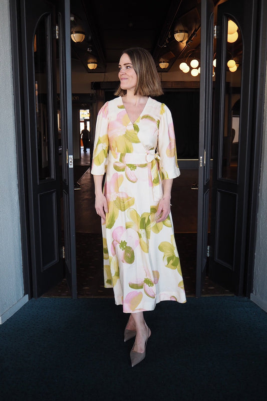 Yasmarga 3/4 Wrap Long Dress S. Noos
