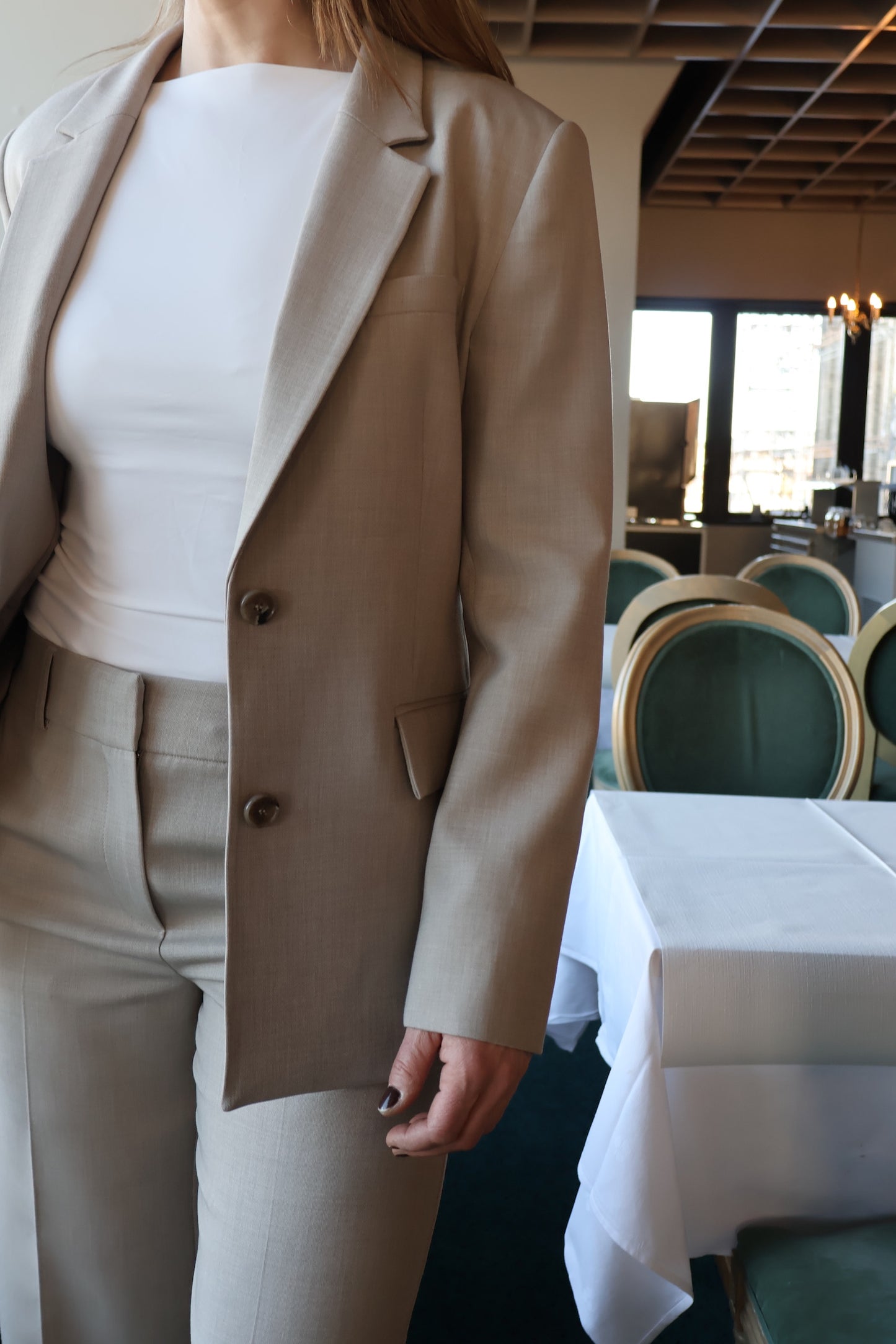 Slwrita Ls Classic Blazer Mel Noos