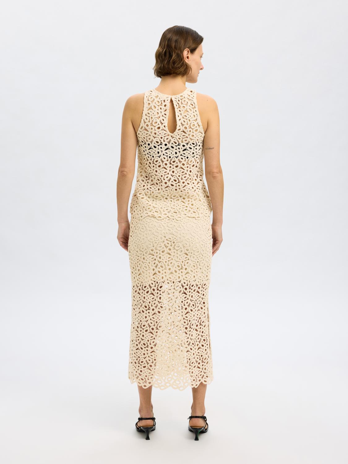 SLFALIMA HW MIDI CROCHET SKIRT B