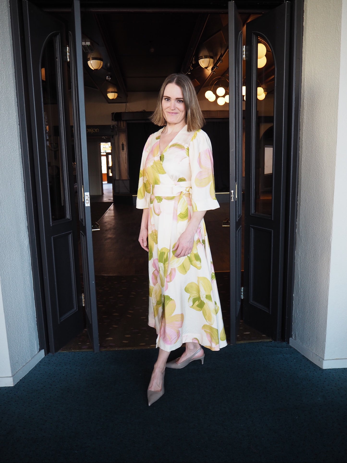 Yasmarga 3/4 Wrap Long Dress S. Noos