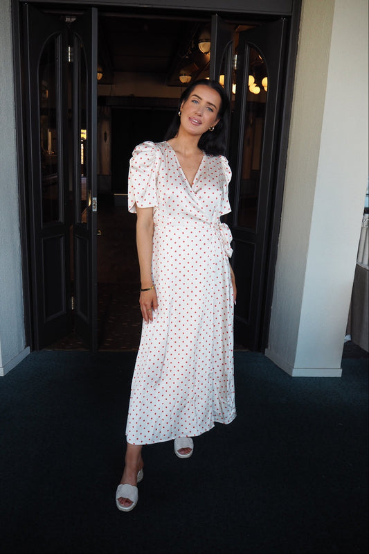 Cambriacc Dot Wrap Dress