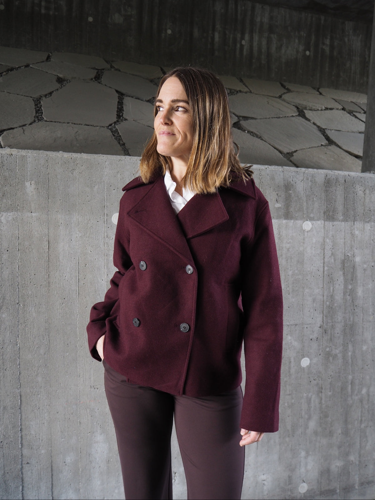 Slwzia-Alma Wool Blend Jacket Noos