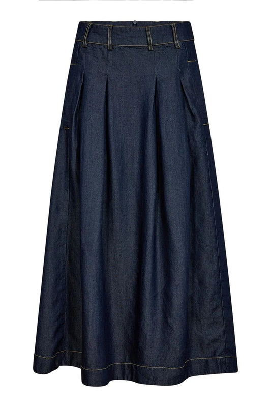 AnyaCC Denim Pleat Skirt