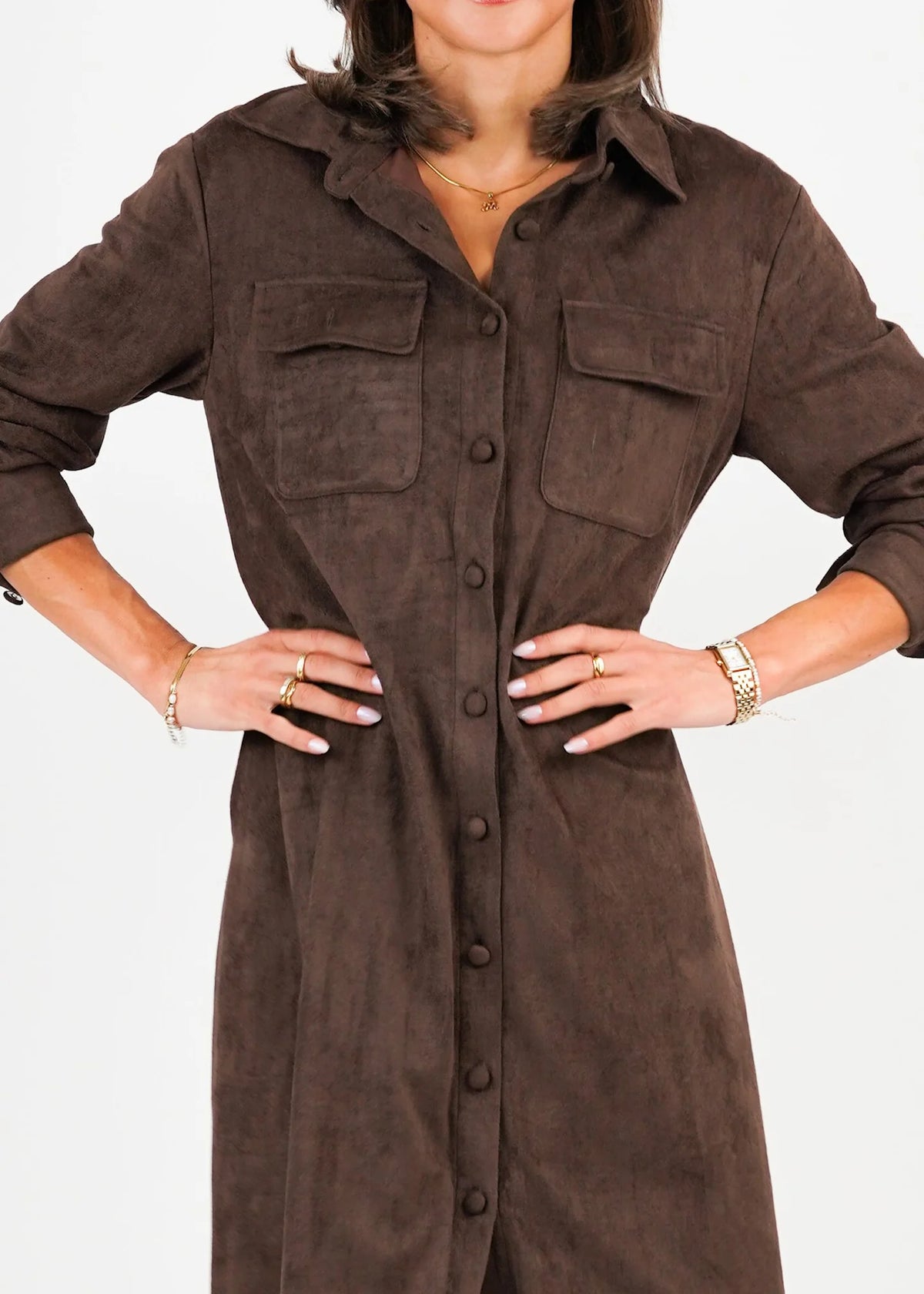 Golightly Almine Kjole - Deep Brown