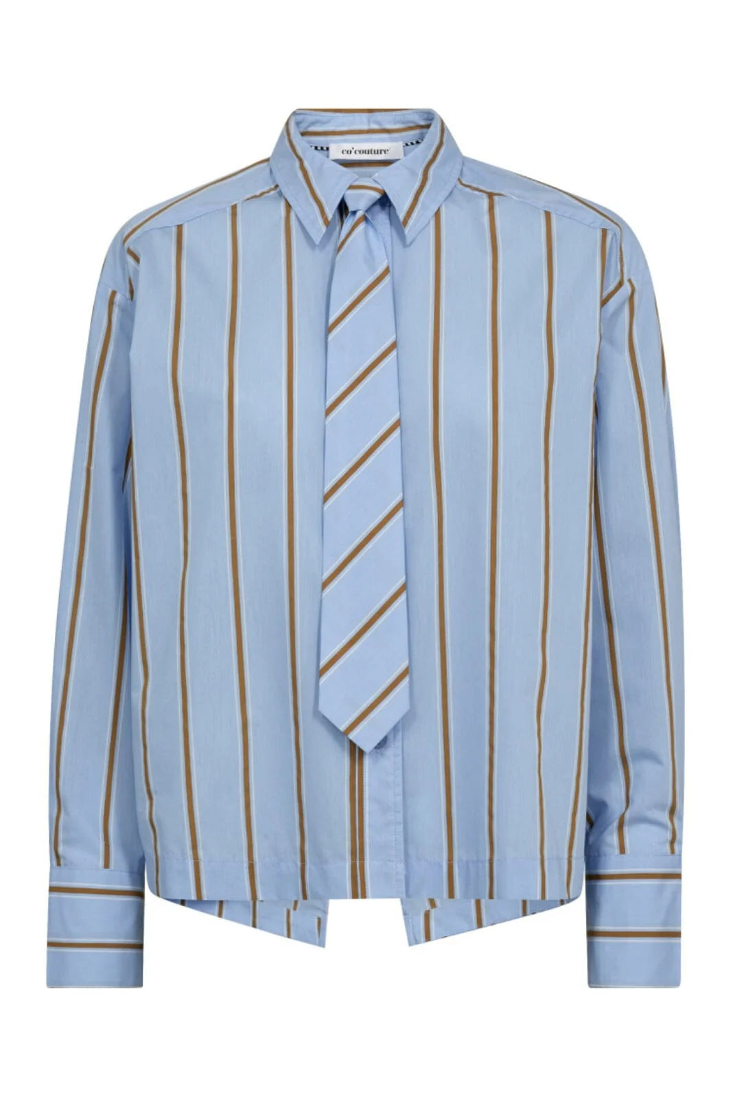 Amoracc stripe tie shirt