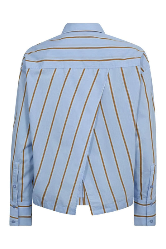 Amoracc stripe tie shirt