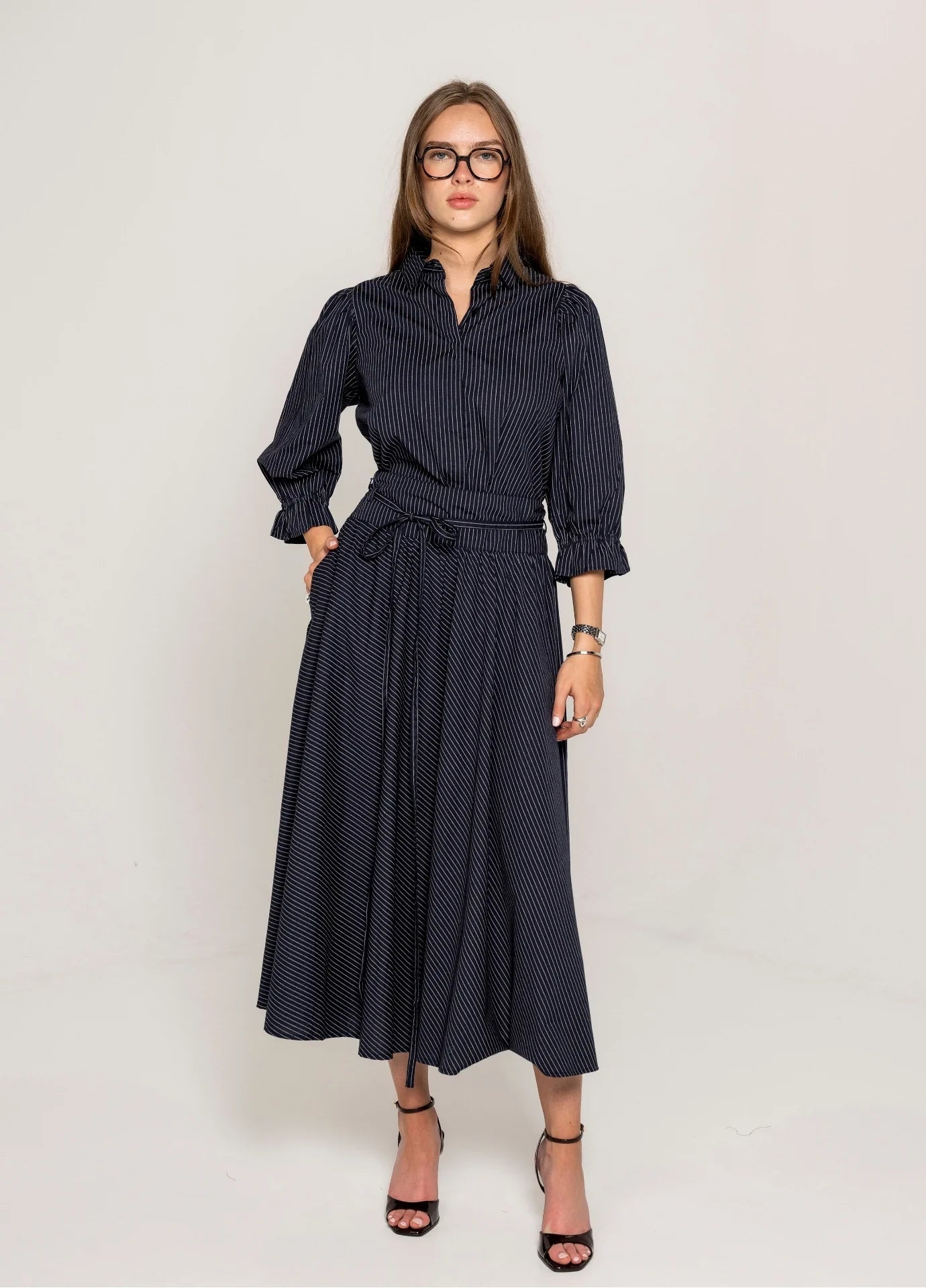Astrid Skirt Pinstripe