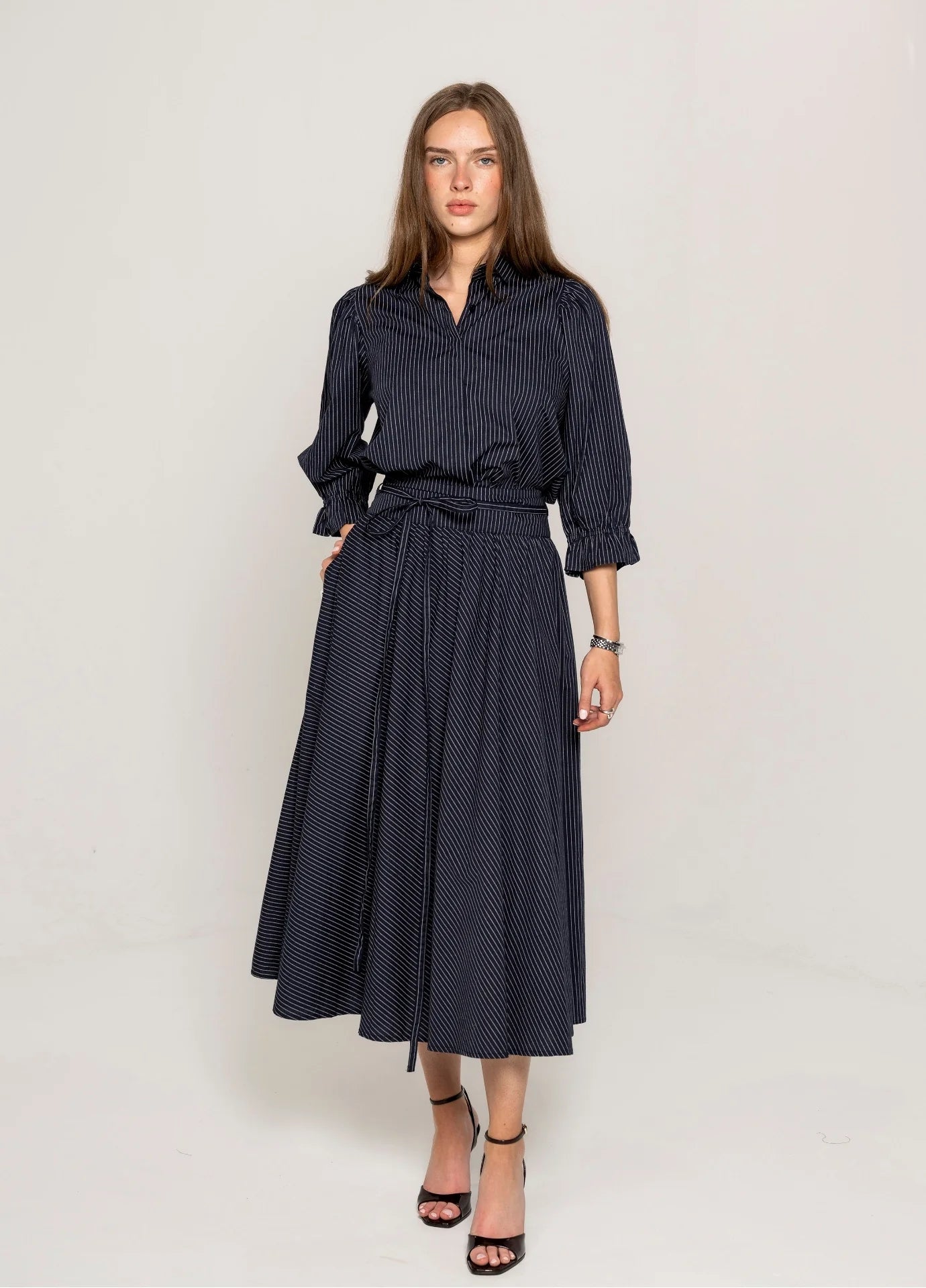 Astrid Skirt Pinstripe