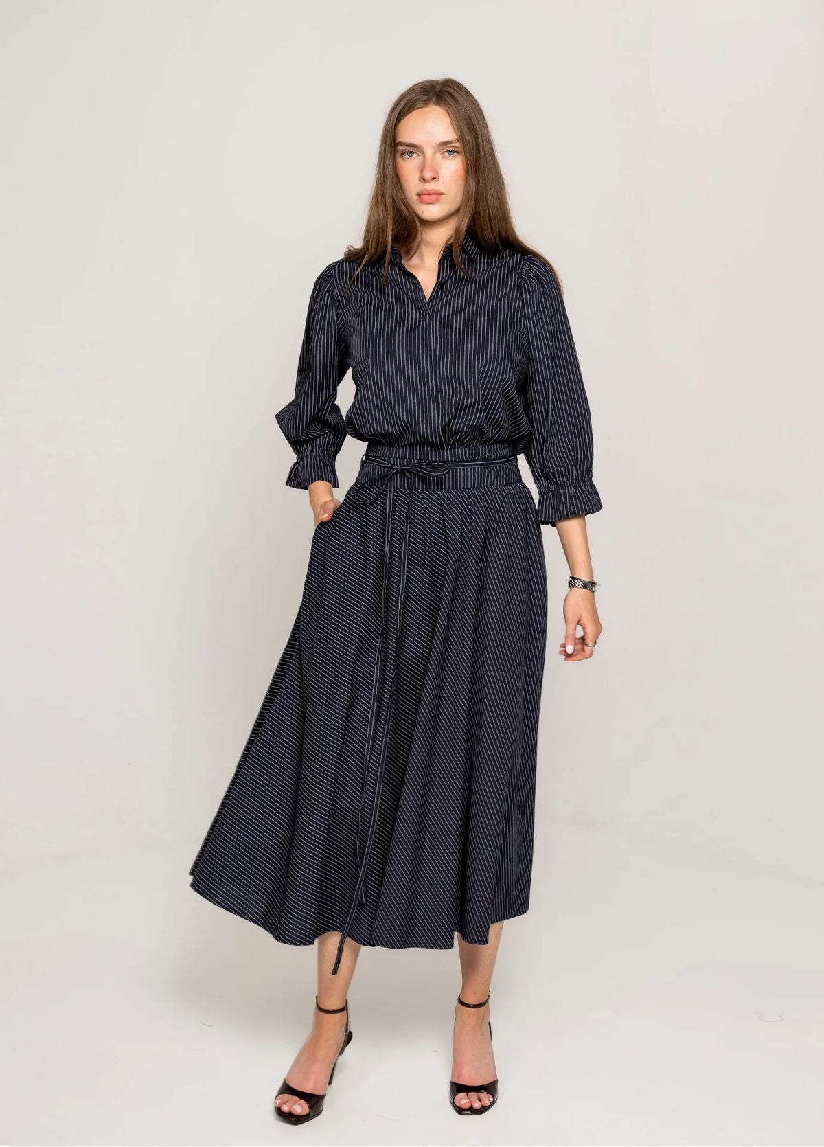 Astrid Skirt Pinstripe