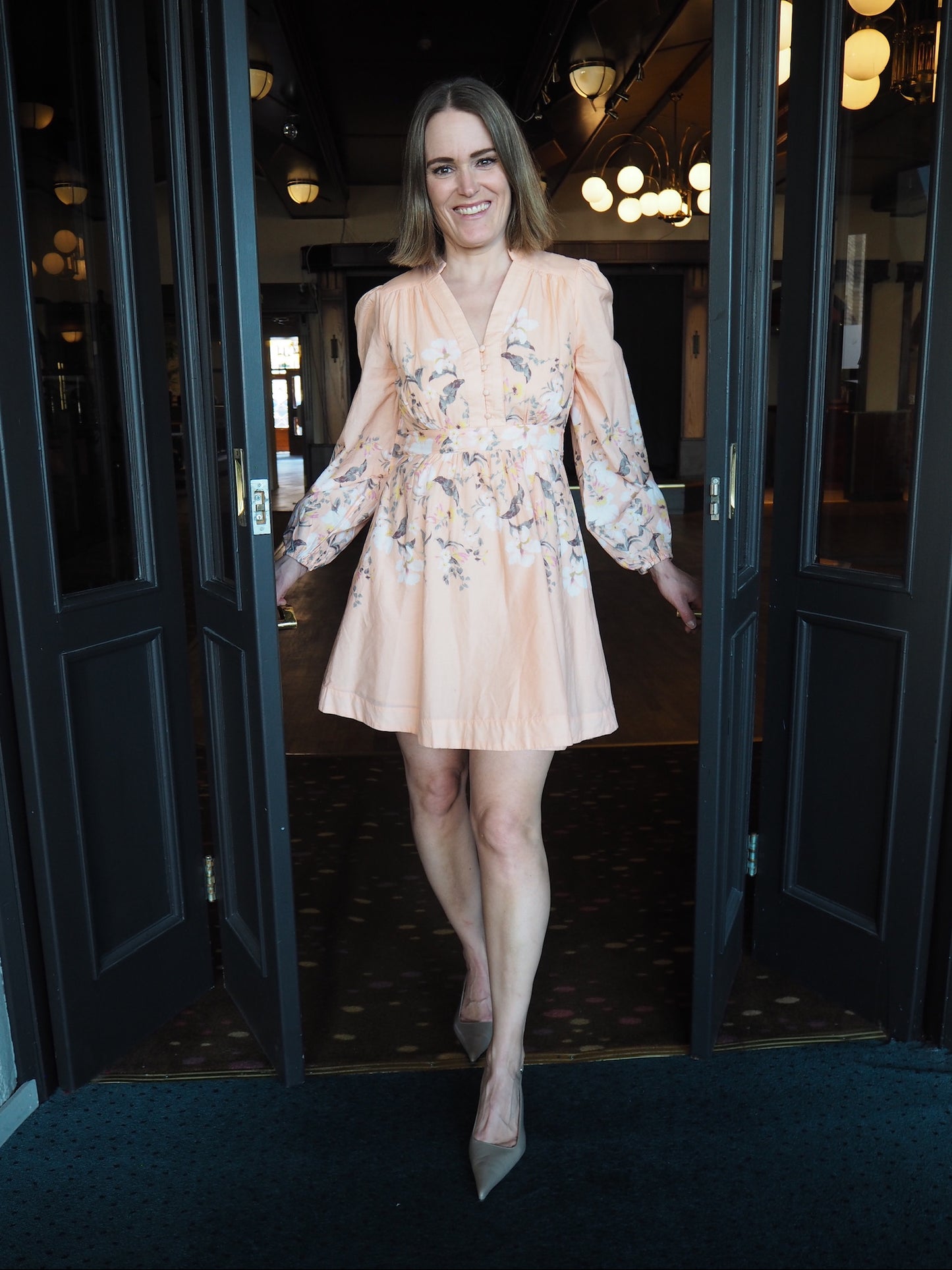 Vizanila Gil L/s Short Dress/dc/ln/1