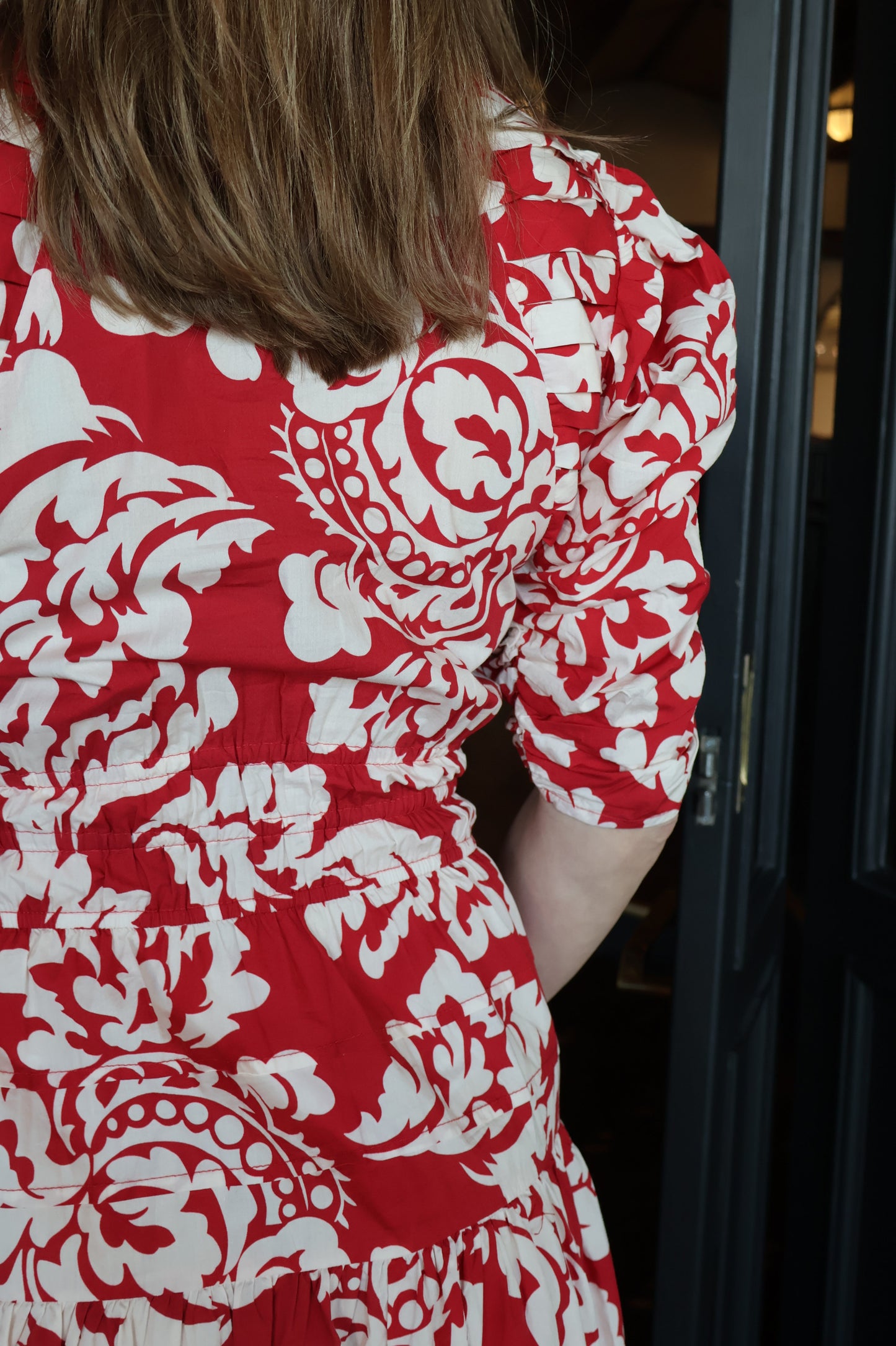 Fabienne Dress Rosso Fiore