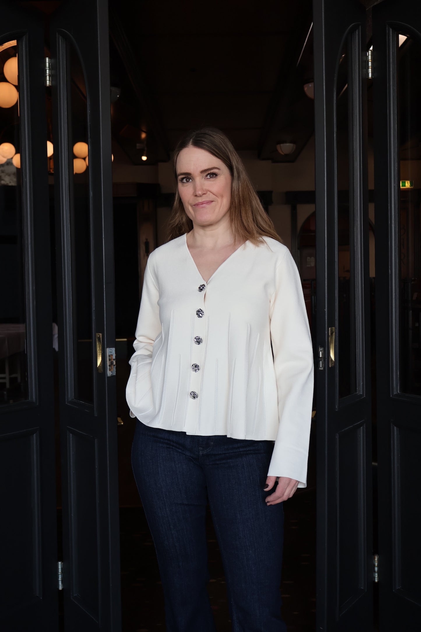 Yasmikla Ls Knit Cardigan S. Noos