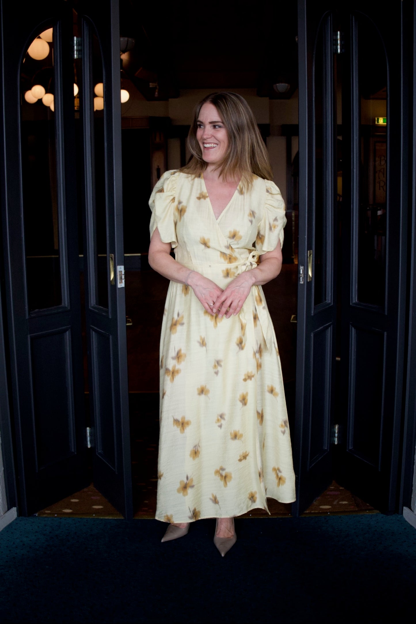 Mylacc Flower Wrap Dress